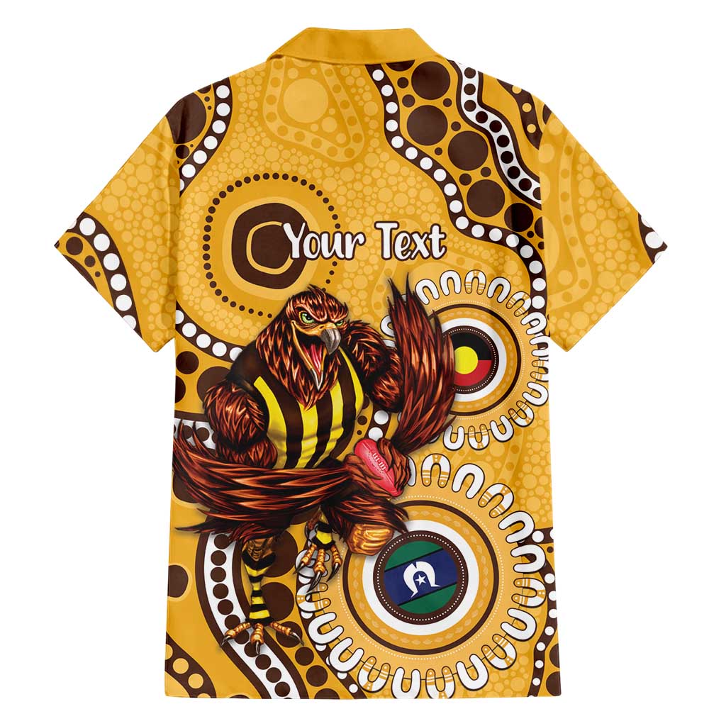 Hawthorn NAIDOC 2026 Personalised Family Matching Off Shoulder Short Dress and Hawaiian Shirt 50 Years of Deadly Aboriginal Art