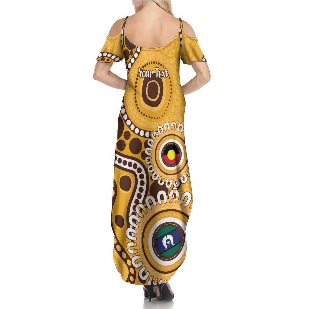 Hawthorn NAIDOC 2026 Personalised Family Matching Summer Maxi Dress and Hawaiian Shirt 50 Years of Deadly Aboriginal Art
