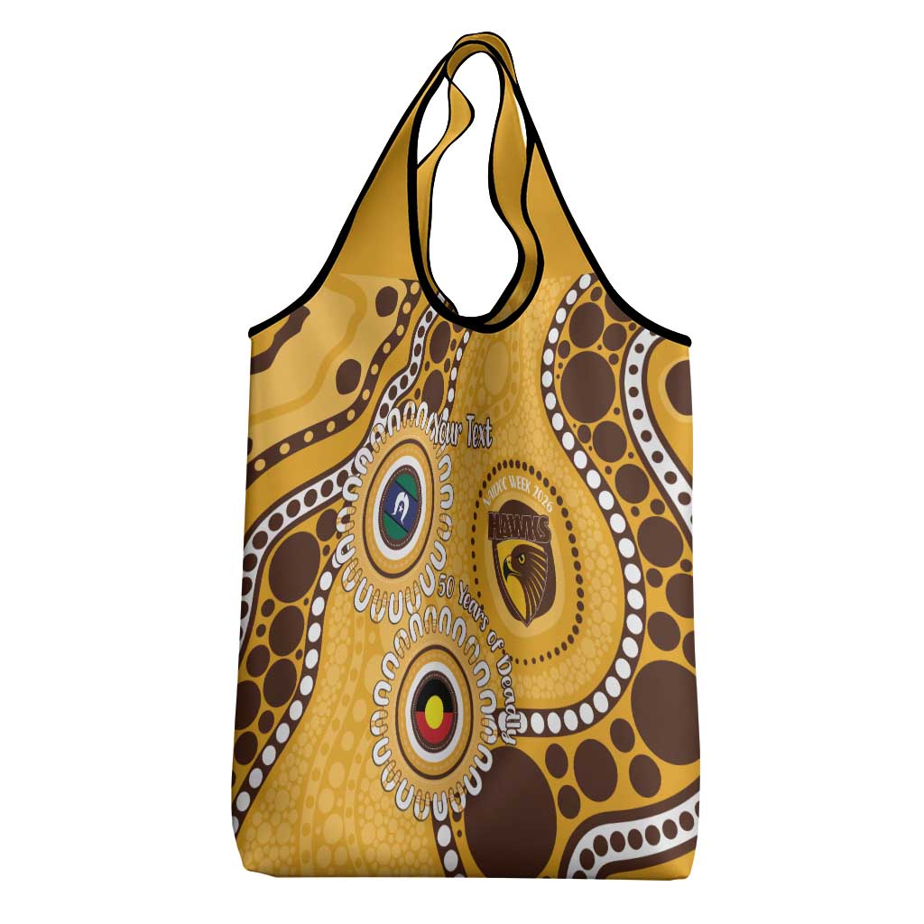 Hawthorn NAIDOC 2026 Personalised Grocery Bag 50 Years of Deadly Aboriginal Art