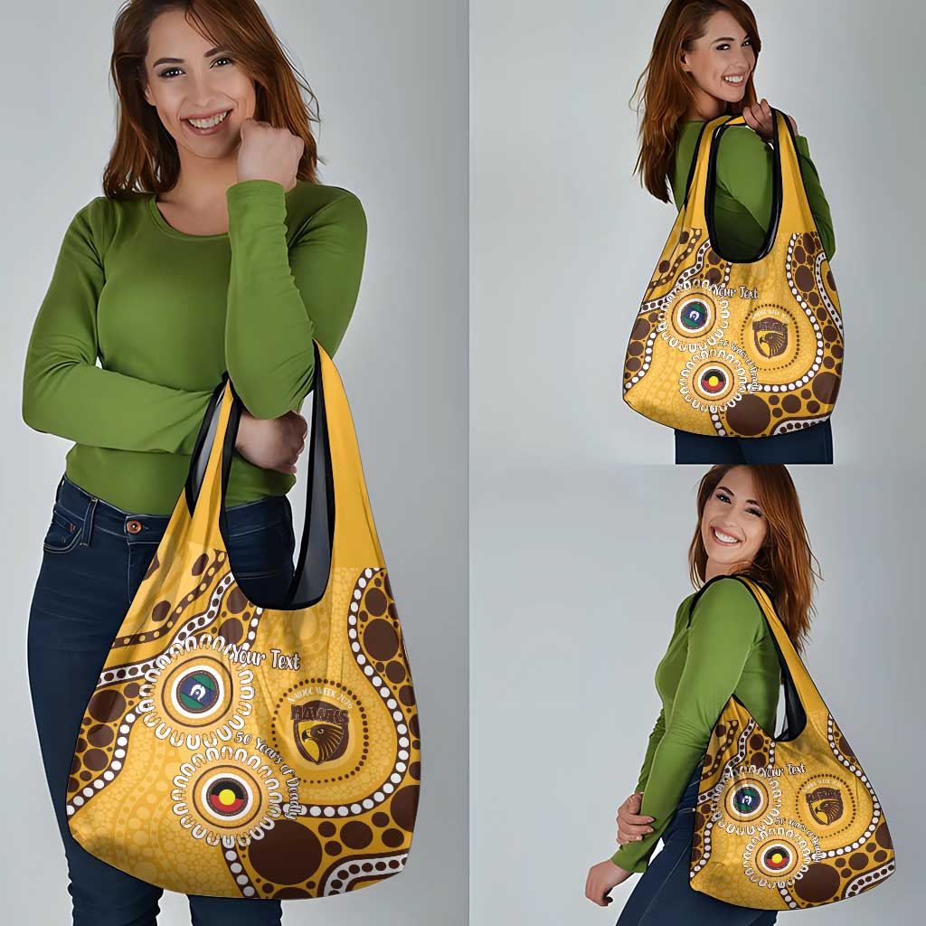 Hawthorn NAIDOC 2026 Personalised Grocery Bag 50 Years of Deadly Aboriginal Art
