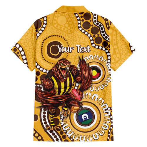Hawthorn NAIDOC 2026 Personalised Hawaiian Shirt 50 Years of Deadly Aboriginal Art