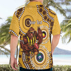 Hawthorn NAIDOC 2026 Personalised Hawaiian Shirt 50 Years of Deadly Aboriginal Art