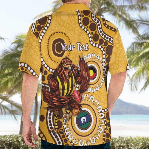 Hawthorn NAIDOC 2026 Personalised Hawaiian Shirt 50 Years of Deadly Aboriginal Art