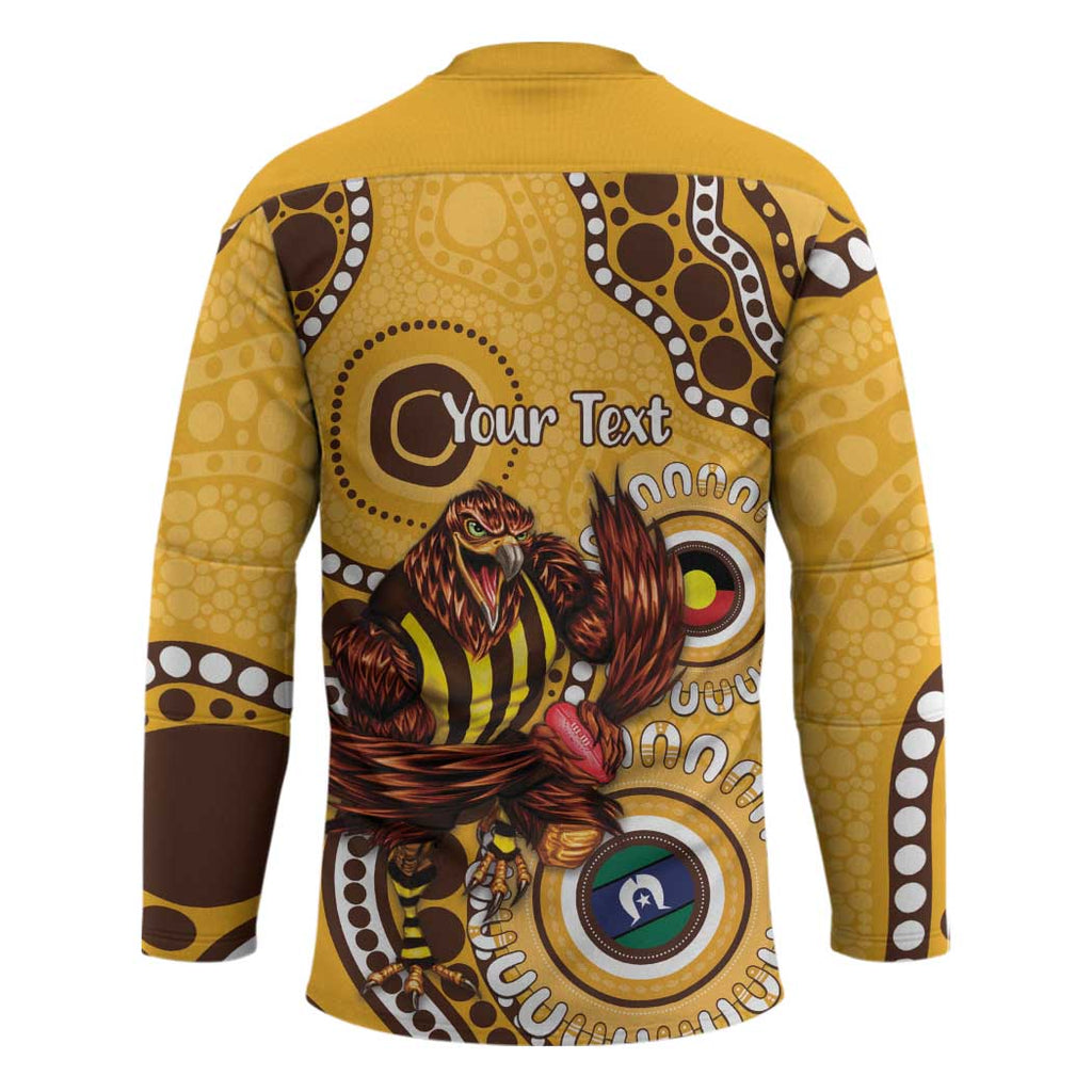 Hawthorn NAIDOC 2026 Personalised Hockey Jersey 50 Years of Deadly Aboriginal Art