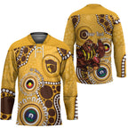 Hawthorn NAIDOC 2026 Personalised Hockey Jersey 50 Years of Deadly Aboriginal Art