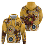 Hawthorn NAIDOC 2026 Personalised Hoodie 50 Years of Deadly Aboriginal Art