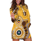Hawthorn NAIDOC 2026 Personalised Hoodie Dress 50 Years of Deadly Aboriginal Art