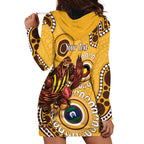 Hawthorn NAIDOC 2026 Personalised Hoodie Dress 50 Years of Deadly Aboriginal Art