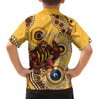 Hawthorn NAIDOC 2026 Personalised Kid Hawaiian Shirt 50 Years of Deadly Aboriginal Art