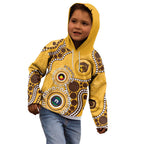 Hawthorn NAIDOC 2026 Personalised Kid Hoodie 50 Years of Deadly Aboriginal Art