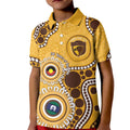 Hawthorn NAIDOC 2026 Personalised Kid Polo Shirt 50 Years of Deadly Aboriginal Art