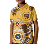 Hawthorn NAIDOC 2026 Personalised Kid Polo Shirt 50 Years of Deadly Aboriginal Art