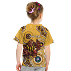 Hawthorn NAIDOC 2026 Personalised Kid T Shirt 50 Years of Deadly Aboriginal Art
