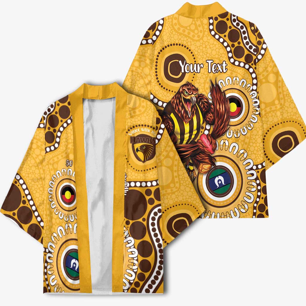 Hawthorn NAIDOC 2026 Personalised Kimono 50 Years of Deadly Aboriginal Art