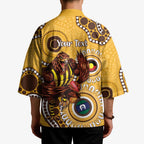 Hawthorn NAIDOC 2026 Personalised Kimono 50 Years of Deadly Aboriginal Art
