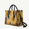 Hawthorn NAIDOC 2026 Personalised Leather Bag 50 Years of Deadly Aboriginal Art