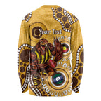 Hawthorn NAIDOC 2026 Personalised Long Sleeve Shirt 50 Years of Deadly Aboriginal Art