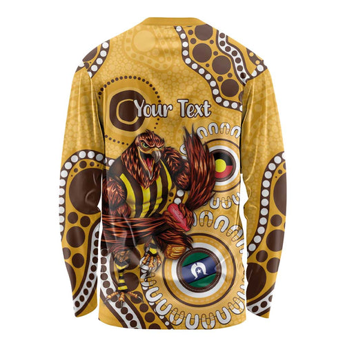 Hawthorn NAIDOC 2026 Personalised Long Sleeve Shirt 50 Years of Deadly Aboriginal Art