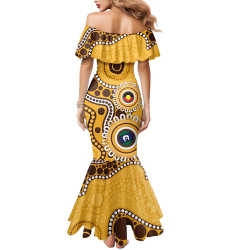 Hawthorn NAIDOC 2026 Personalised Mermaid Dress 50 Years of Deadly Aboriginal Art