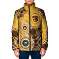 Hawthorn NAIDOC 2026 Personalised Padded Jacket 50 Years of Deadly Aboriginal Art