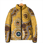 Hawthorn NAIDOC 2026 Personalised Padded Jacket 50 Years of Deadly Aboriginal Art