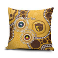 Hawthorn NAIDOC 2026 Personalised Pillow Cover 50 Years of Deadly Aboriginal Art