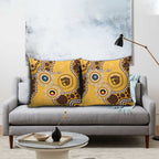 Hawthorn NAIDOC 2026 Personalised Pillow Cover 50 Years of Deadly Aboriginal Art