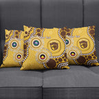 Hawthorn NAIDOC 2026 Personalised Pillow Cover 50 Years of Deadly Aboriginal Art