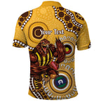 Hawthorn NAIDOC 2026 Personalised Polo Shirt 50 Years of Deadly Aboriginal Art