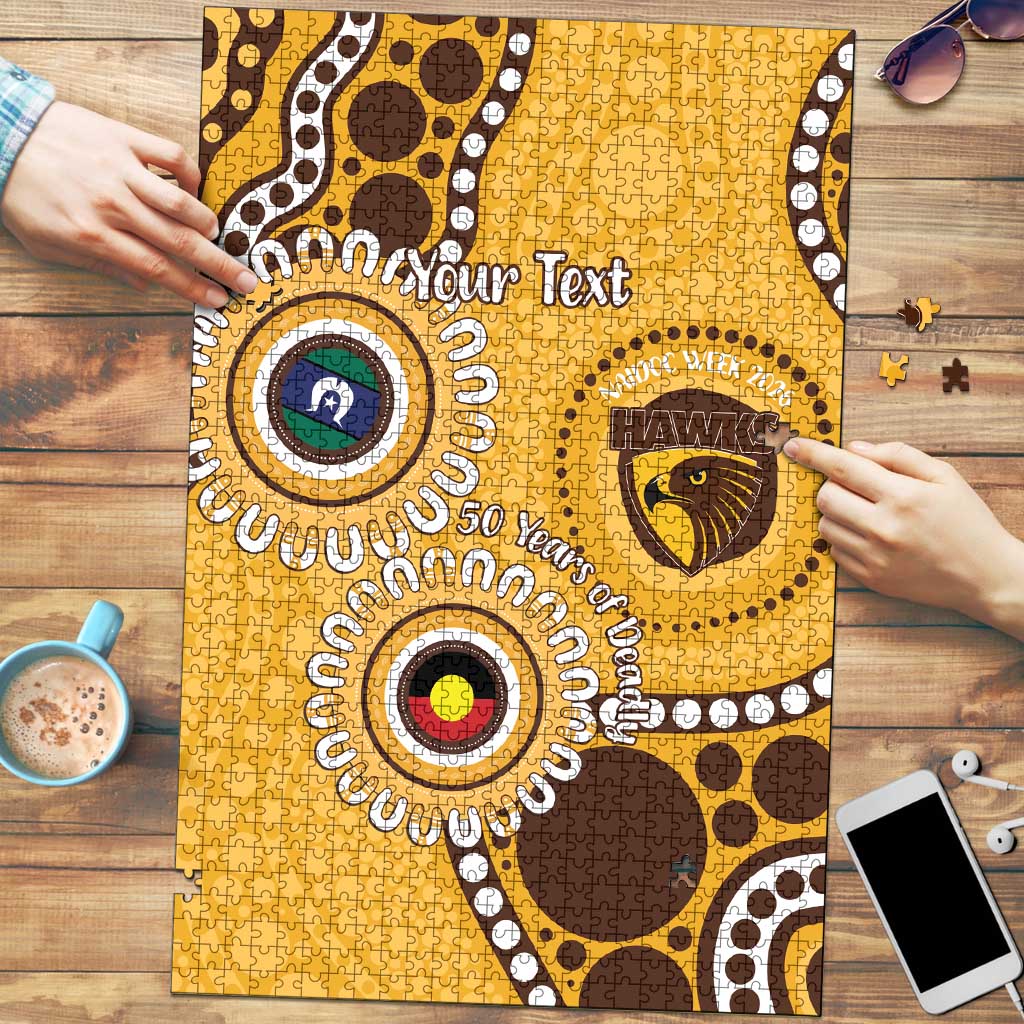 Hawthorn NAIDOC 2026 Personalised Puzzle 50 Years of Deadly Aboriginal Art