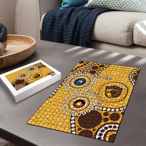 Hawthorn NAIDOC 2026 Personalised Puzzle 50 Years of Deadly Aboriginal Art