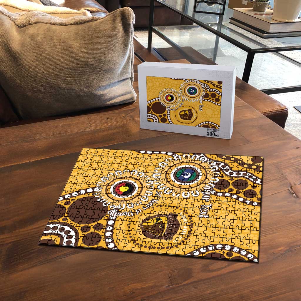 Hawthorn NAIDOC 2026 Personalised Puzzle 50 Years of Deadly Aboriginal Art