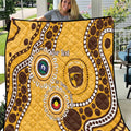 Hawthorn NAIDOC 2026 Personalised Quilt 50 Years of Deadly Aboriginal Art