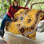 Hawthorn NAIDOC 2026 Personalised Quilt 50 Years of Deadly Aboriginal Art