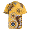 Hawthorn NAIDOC 2026 Personalised Rugby Jersey 50 Years of Deadly Aboriginal Art
