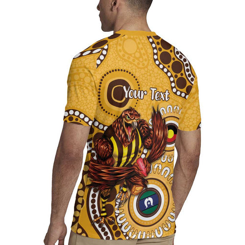 Hawthorn NAIDOC 2026 Personalised Rugby Jersey 50 Years of Deadly Aboriginal Art