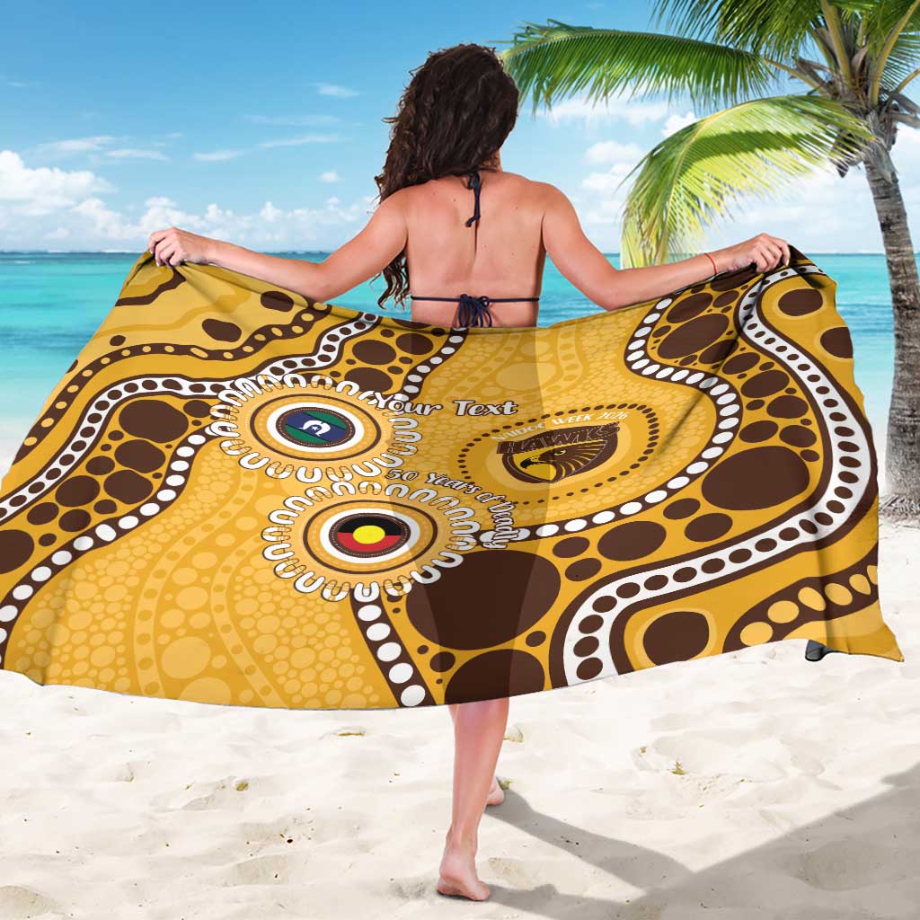 Hawthorn NAIDOC 2026 Personalised Sarong 50 Years of Deadly Aboriginal Art