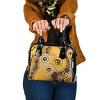 Hawthorn NAIDOC 2026 Personalised Shoulder Handbag 50 Years of Deadly Aboriginal Art