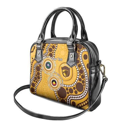 Hawthorn NAIDOC 2026 Personalised Shoulder Handbag 50 Years of Deadly Aboriginal Art