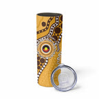 Hawthorn NAIDOC 2026 Personalised Skinny Tumbler 50 Years of Deadly Aboriginal Art