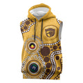 Hawthorn NAIDOC 2026 Personalised Sleeveless Hoodie 50 Years of Deadly Aboriginal Art