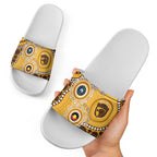 Hawthorn NAIDOC 2026 Personalised Slide Sandals 50 Years of Deadly Aboriginal Art