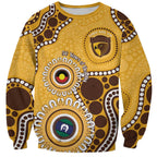 Hawthorn NAIDOC 2026 Personalised Sweatshirt 50 Years of Deadly Aboriginal Art