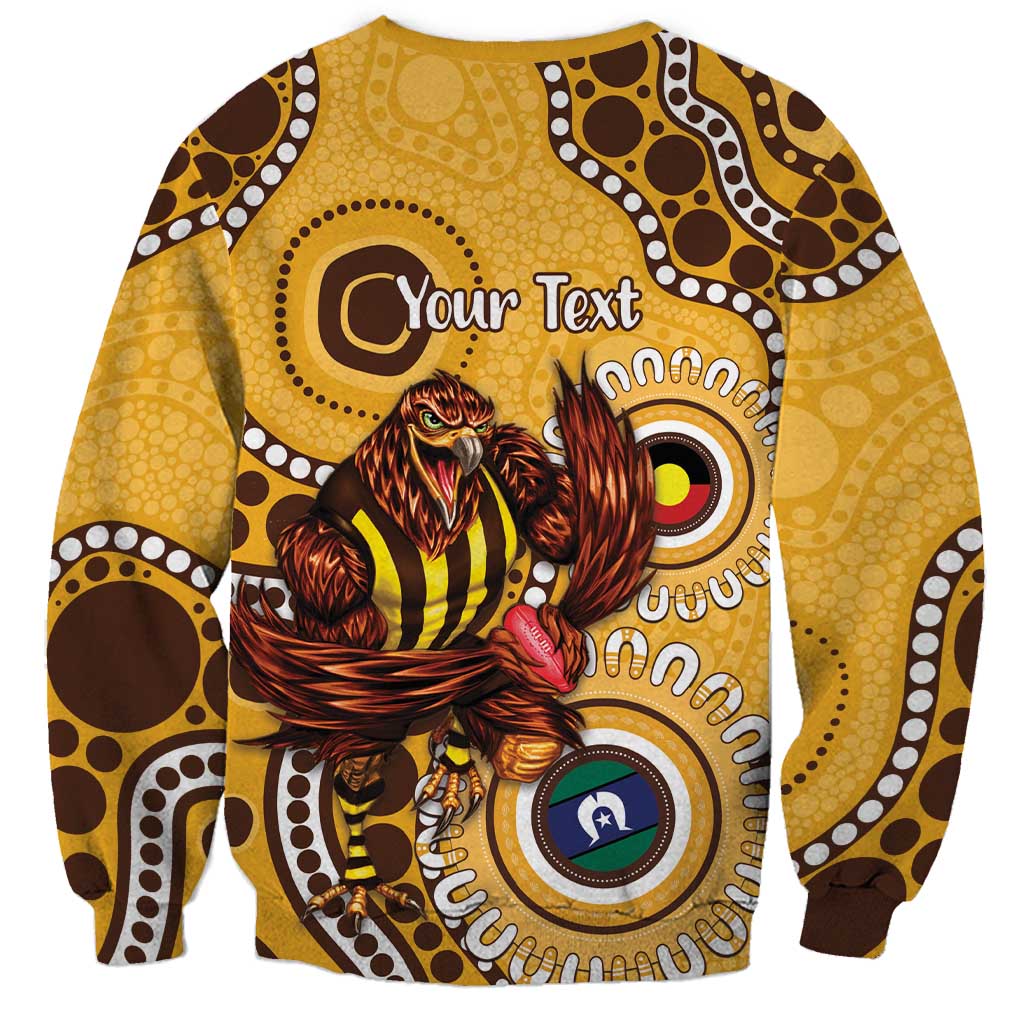 Hawthorn NAIDOC 2026 Personalised Sweatshirt 50 Years of Deadly Aboriginal Art
