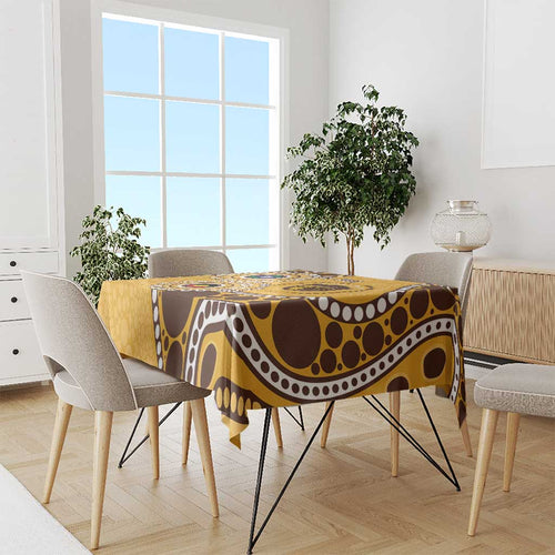 Hawthorn NAIDOC 2026 Personalised Tablecloth 50 Years of Deadly Aboriginal Art