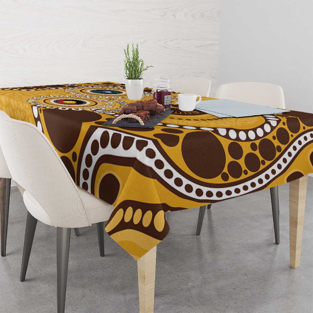 Hawthorn NAIDOC 2026 Personalised Tablecloth 50 Years of Deadly Aboriginal Art