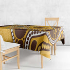 Hawthorn NAIDOC 2026 Personalised Tablecloth 50 Years of Deadly Aboriginal Art