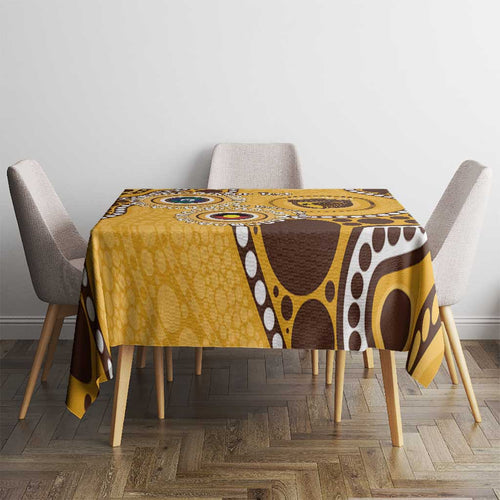Hawthorn NAIDOC 2026 Personalised Tablecloth 50 Years of Deadly Aboriginal Art