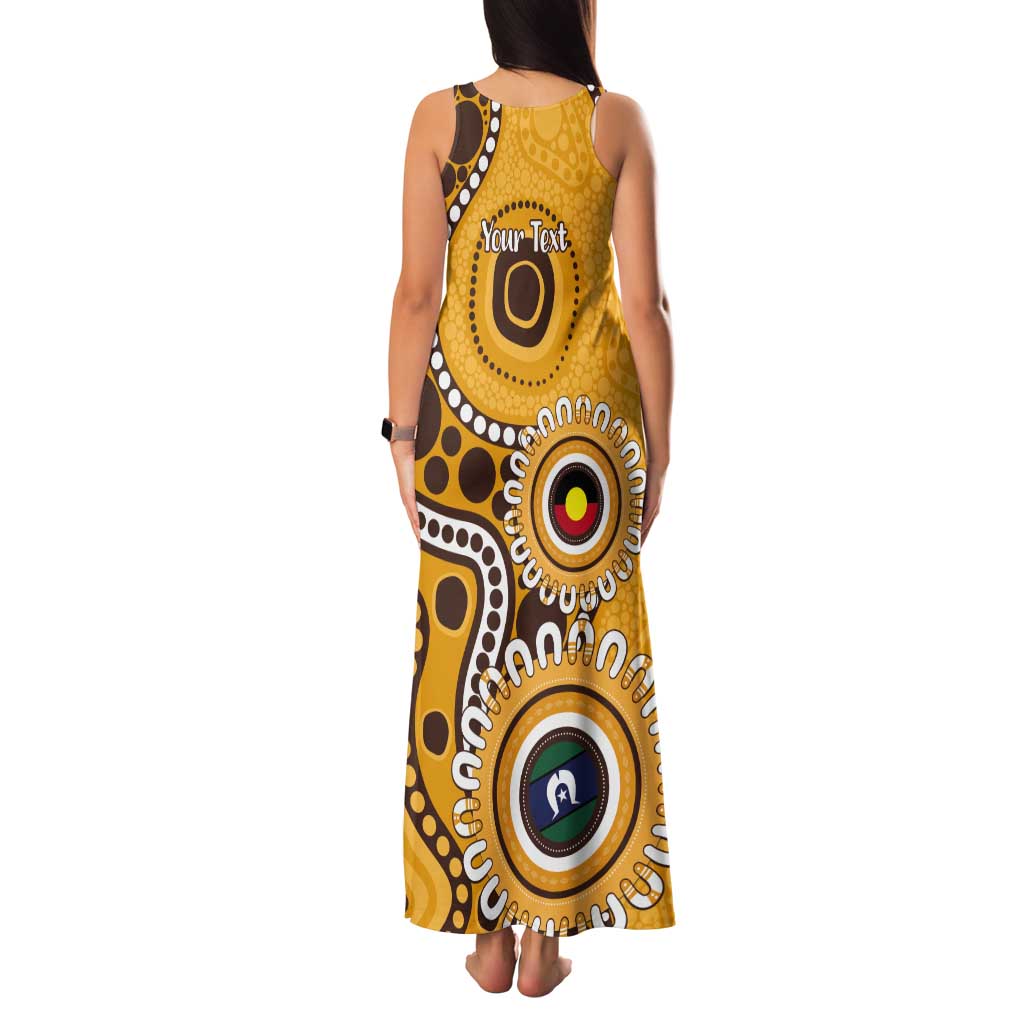 Hawthorn NAIDOC 2026 Personalised Tank Maxi Dress 50 Years of Deadly Aboriginal Art