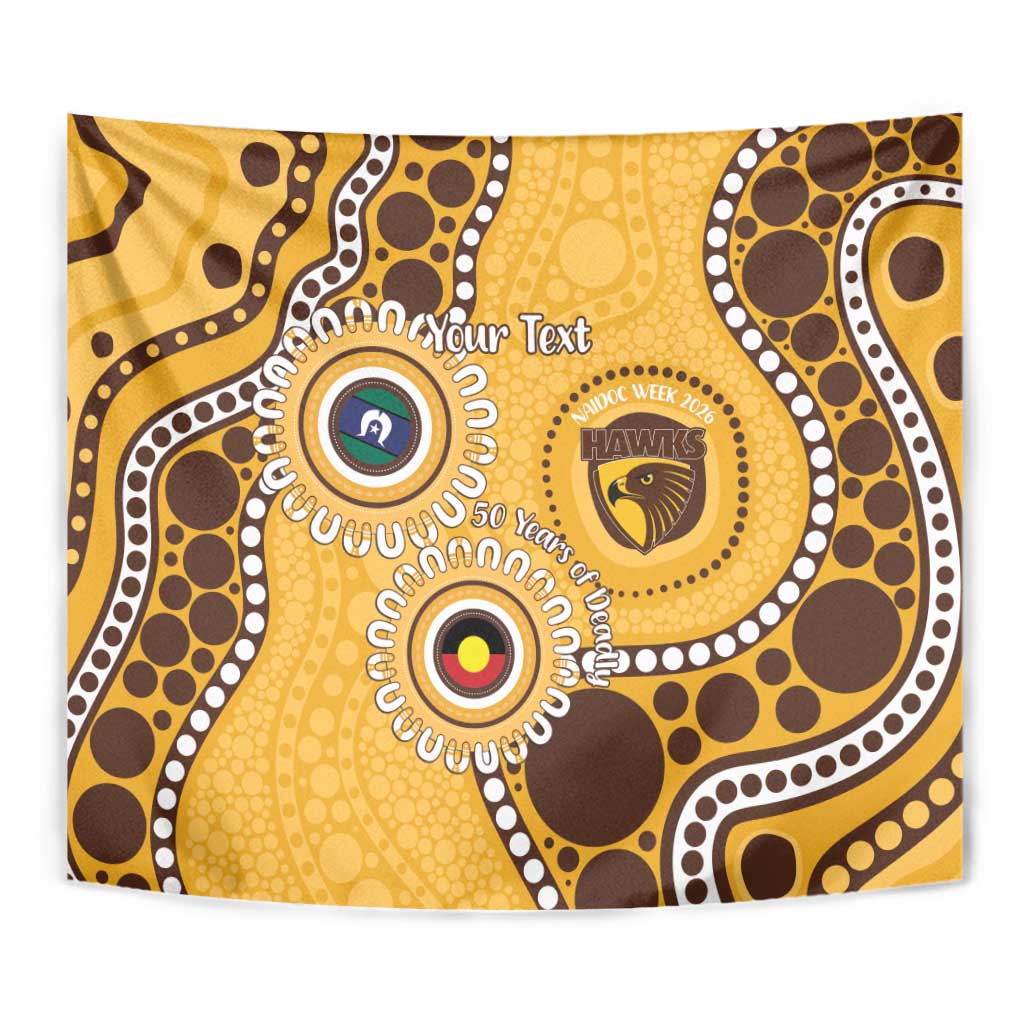 Hawthorn NAIDOC 2026 Personalised Tapestry 50 Years of Deadly Aboriginal Art